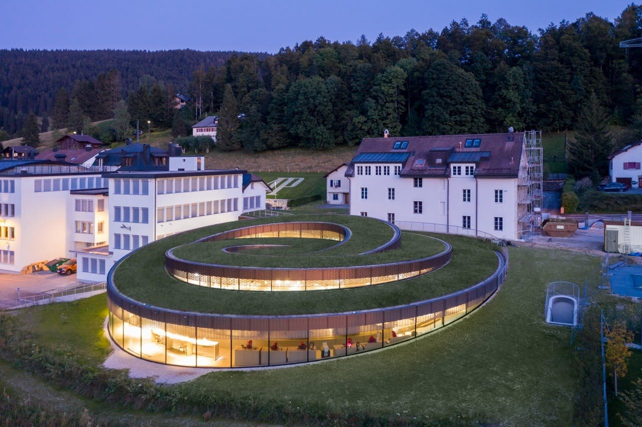 Inside the coil shaped museum in a Swiss watchmaking town Lonely